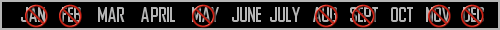 March: 1 / April: 1 / June: 1 / July: 1 / October: 1