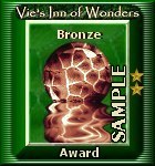 Old bronze award sample