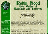 Content Site of the Year 2005: Robin Hood - Bold Outlaw of Barnsdale and Sherwood (opens in new window)