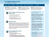 LivingManicDepressive - a bipolar disorder and depression website (opens in new window)